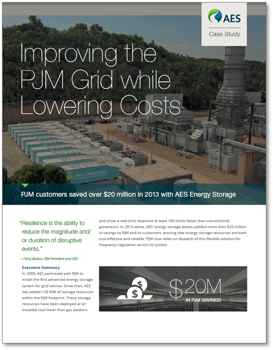 PJM Frequency Regulation Case Study